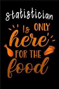 Statistician is only here for the food