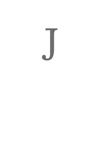 Buchstabe J Notizbuch
