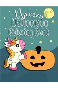 Unicorn Halloween Coloring Book
