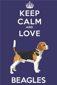 Keep Calm And Love Beagles