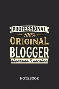 Professional Original Blogger Notebook of Passion and Vocation