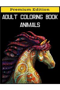 Adult Coloring Book Animals