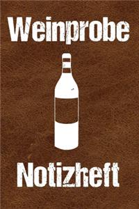 Weinprobe Notizheft