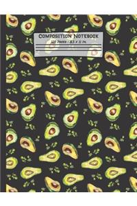 Avocados Composition Notebook