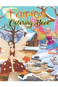 Fairies Coloring Book