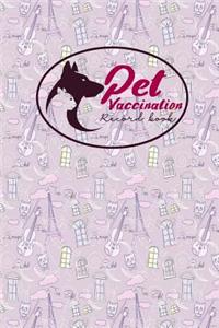 Pet Vaccination Record Book