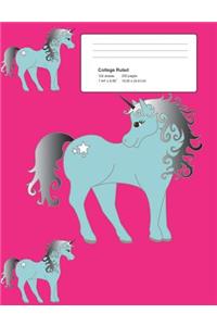 Cute Unicorn Composition Notebook