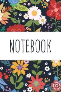 Cute Flower Pattern Journal For Girls: 6X9 Pretty Notebook Floral