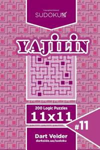 Sudoku Yajilin - 200 Logic Puzzles 11x11 (Volume 11)