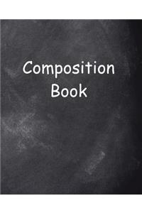 School Composition Book Chalkboard Style 200 Pages