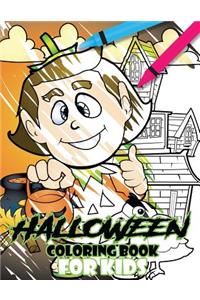 Halloween Coloring Book For Kids