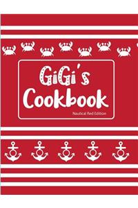 Gigi's Cookbook Nautical Red Edition