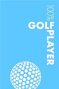 Ladies Golf Player Notebook