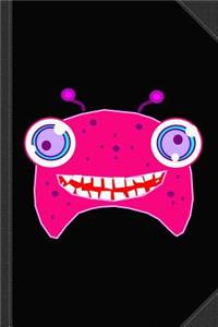 Cute Pink Monster Journal Notebook