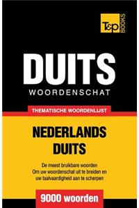 Thematische woordenschat Nederlands-Duits - 9000 woorden