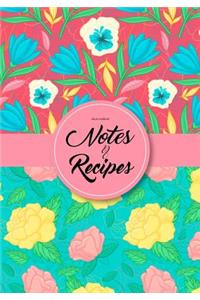 Blank Cookbook Notes & Recipes