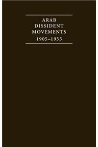 Arab Dissident Movements 1905-1955 4 Volume Hardback Set