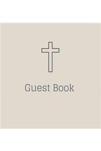 Guest Book for Baptism or Christenings (Hardcover)