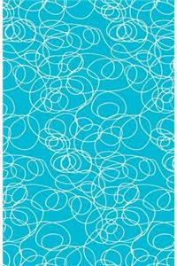 Journal Notebook Abstract Scribbles In Blue