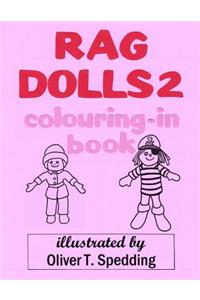 Rag Dolls 2 colouring-in Book