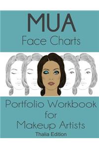 Makeup Artist Face Chart Workbook Thalia Edition
