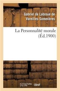 La Personnalité Morale
