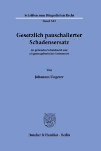 Gesetzlich Pauschalierter Schadensersatz