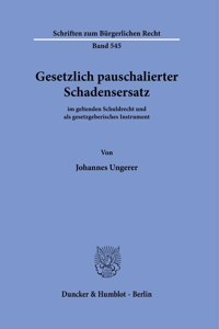 Gesetzlich Pauschalierter Schadensersatz