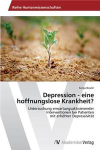 Depression - eine hoffnungslose Krankheit?