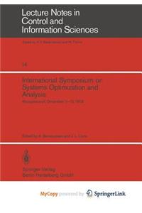 International Symposium on Systems Optimization and Analysis