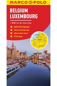 Belgium and Luxembourg Marco Polo Map