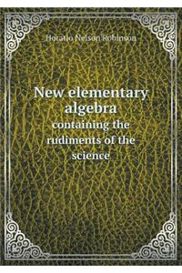 New Elementary Algebra Containing the Rudiments of the Science