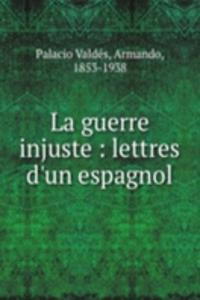 La guerre injuste