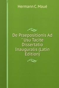 De Praepositionis Ad