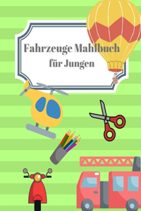 Fahrzeuge Mahlbuch für Jungen