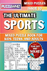 Ultimate Sports Mixed Puzzle Book for Kids, Teens, and Adults