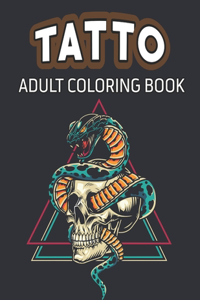 Tatto adult coloring book