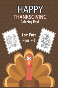 Thanksgiving Coloring Book For Kids