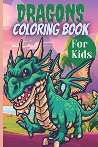 Dragons Coloring Book For Kids