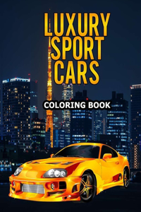 Luxury Sport Cars Coloring Book