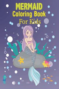 Mermaid Coloring Book For Kids