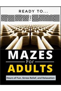 Ready To Play The Game Mazes for Adults