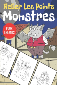 Monstres Relier Les Points Pour Enfants