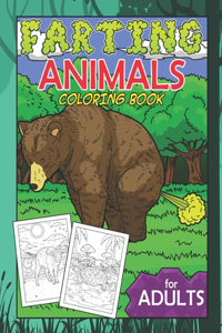 Farting Animals Coloring Book For Adults