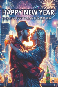 Happy New Year, Coloring Book