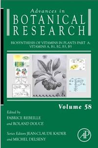 Biosynthesis of Vitamins in Plants
