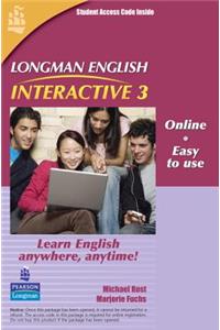 Longman English Interactive 3, Online Version, British English (Access Code Card)