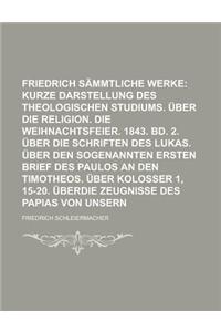 Friedrich Schleiermacher's Sammtliche Werke Volume 2, V. 8