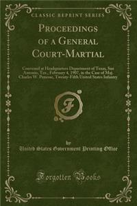 Proceedings of a General Court-Martial