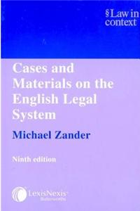 Cases and Materials on the English Legal System